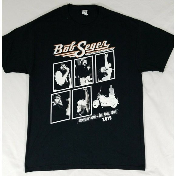 Other - Bob Seger & Silver Bullet Band 2019 Travelin Man The Final Tour Concert Shirt M